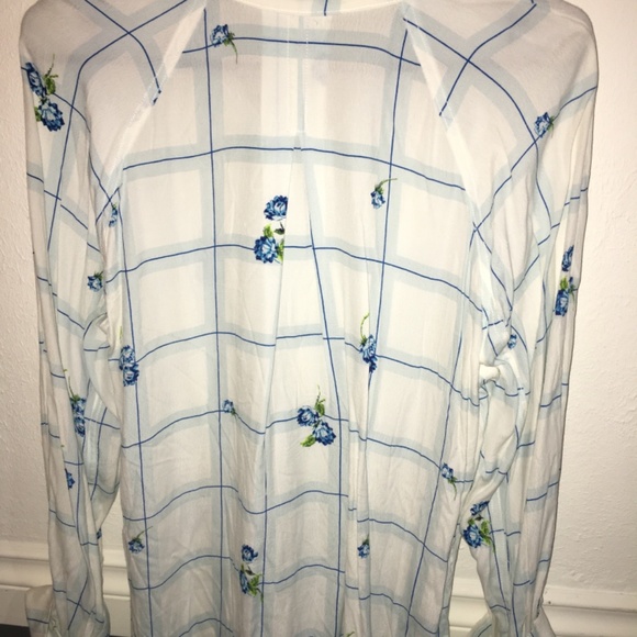 Free People botanical slouchy button up shirt - Picture 8 of 8